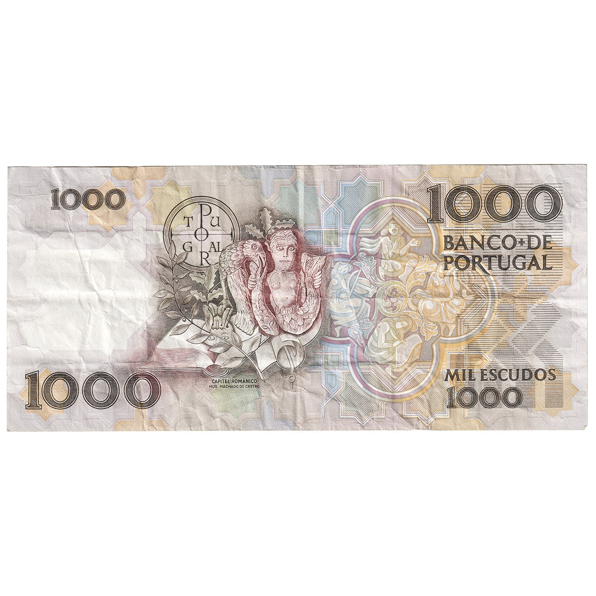 Portugal 1994 1000 Escudos Note, Pick #181k, VF