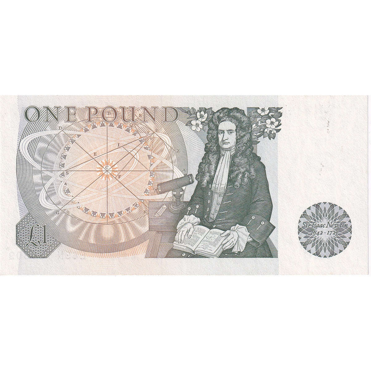 Great Britain 1978 1 Pound Note, BE86d, E-N, UNC