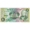 Scotland 1980 Bank of Scotland 1 Pound Note, Pick #111d, EF-AU