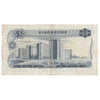 Singapore 1967-1972 1 Dollar Note, Pick #1, VF