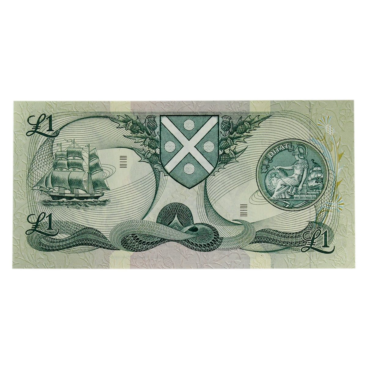 Scotland 1971 Bank of Scotland 1 Pound Note, SC109a, UNC