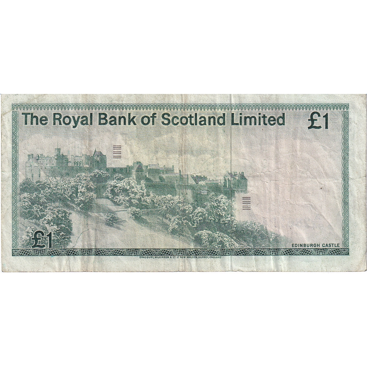 Scotland 1975 Royal Bank of Scotland 1 Pound Note, Pick 336a, VF