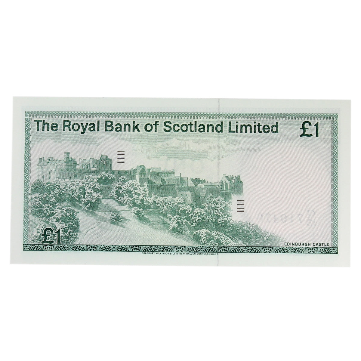 Scotland 1981 Royal Bank of Scotland 1 Pound Note, SC815, UNC