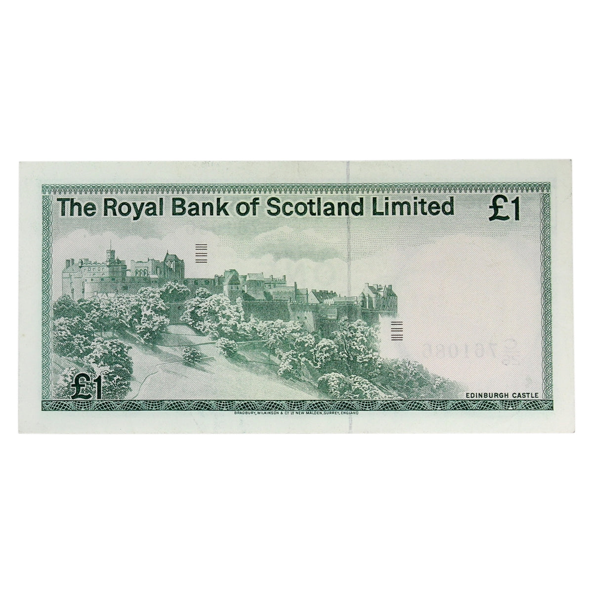 Scotland 1981 Royal Bank of Scotland 1 Pound Note, SC815, AU