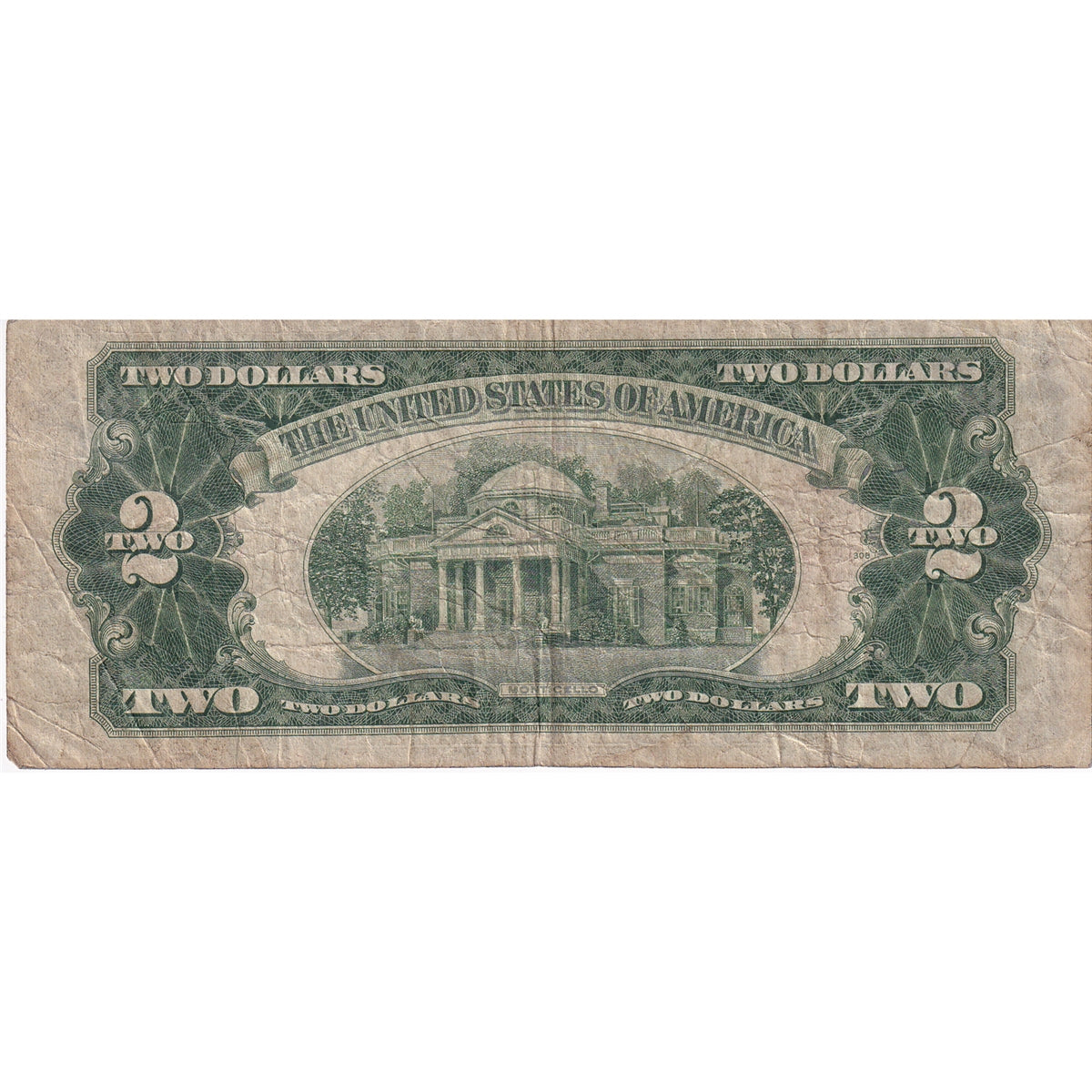 USA 1928D $2 Note, FR #1505, Julian-Morgenthau, F-VF