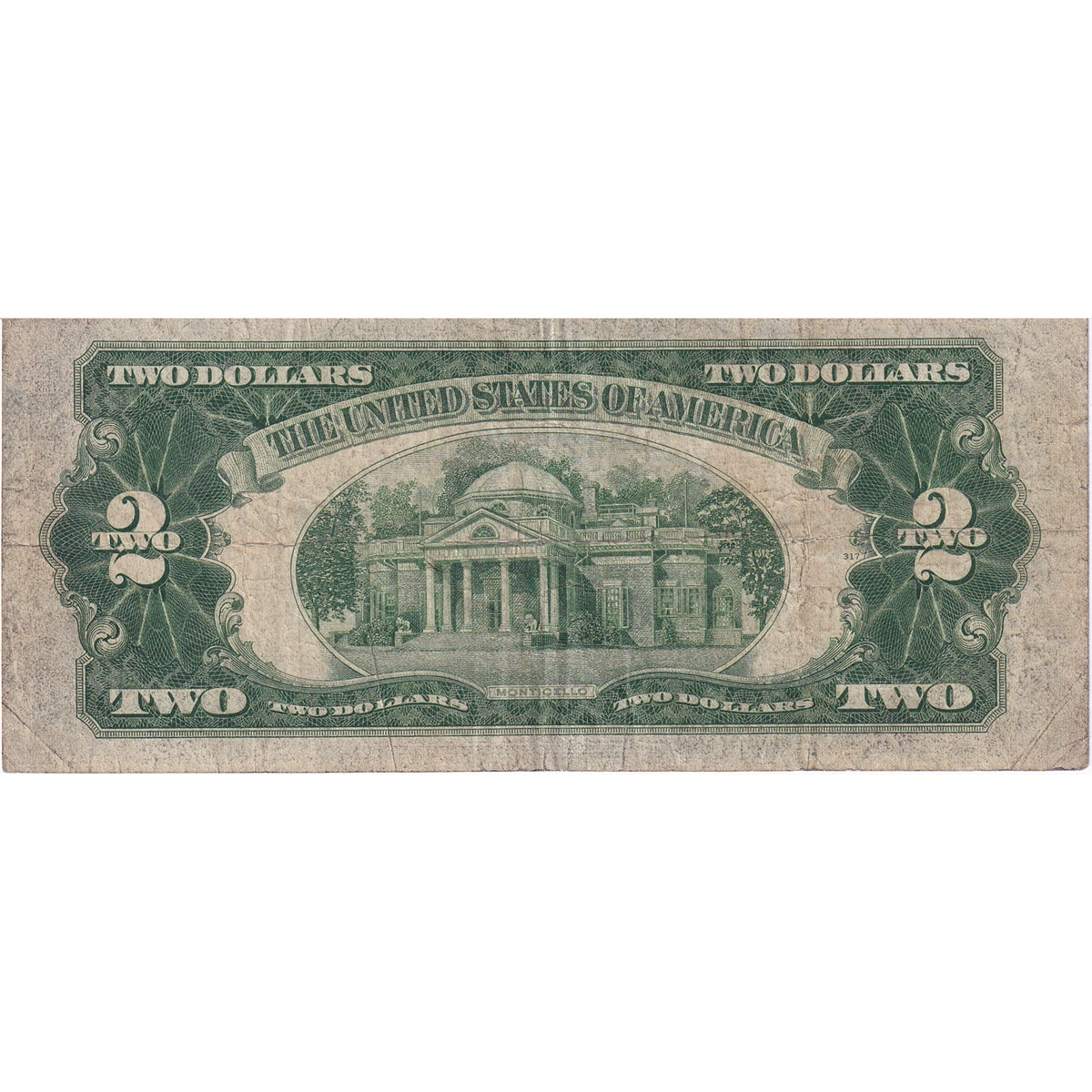 USA 1928F $2 Note, FR #1507, Julian-Snyder, F