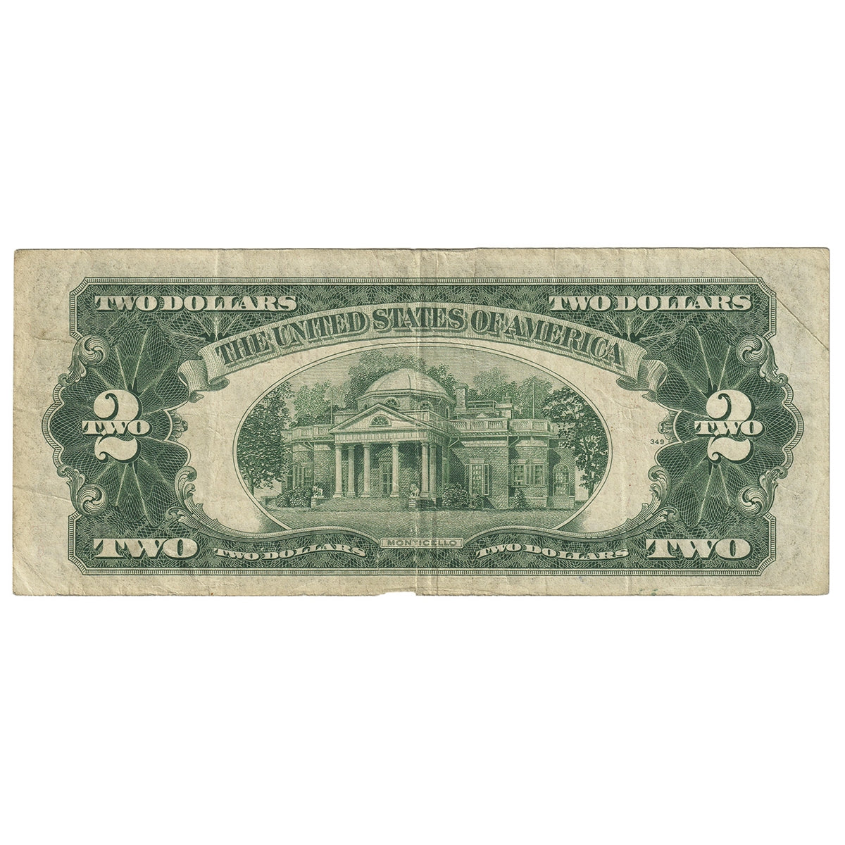 USA 1928G $2 Note, FR #1508, Clark-Snyder, F-VF