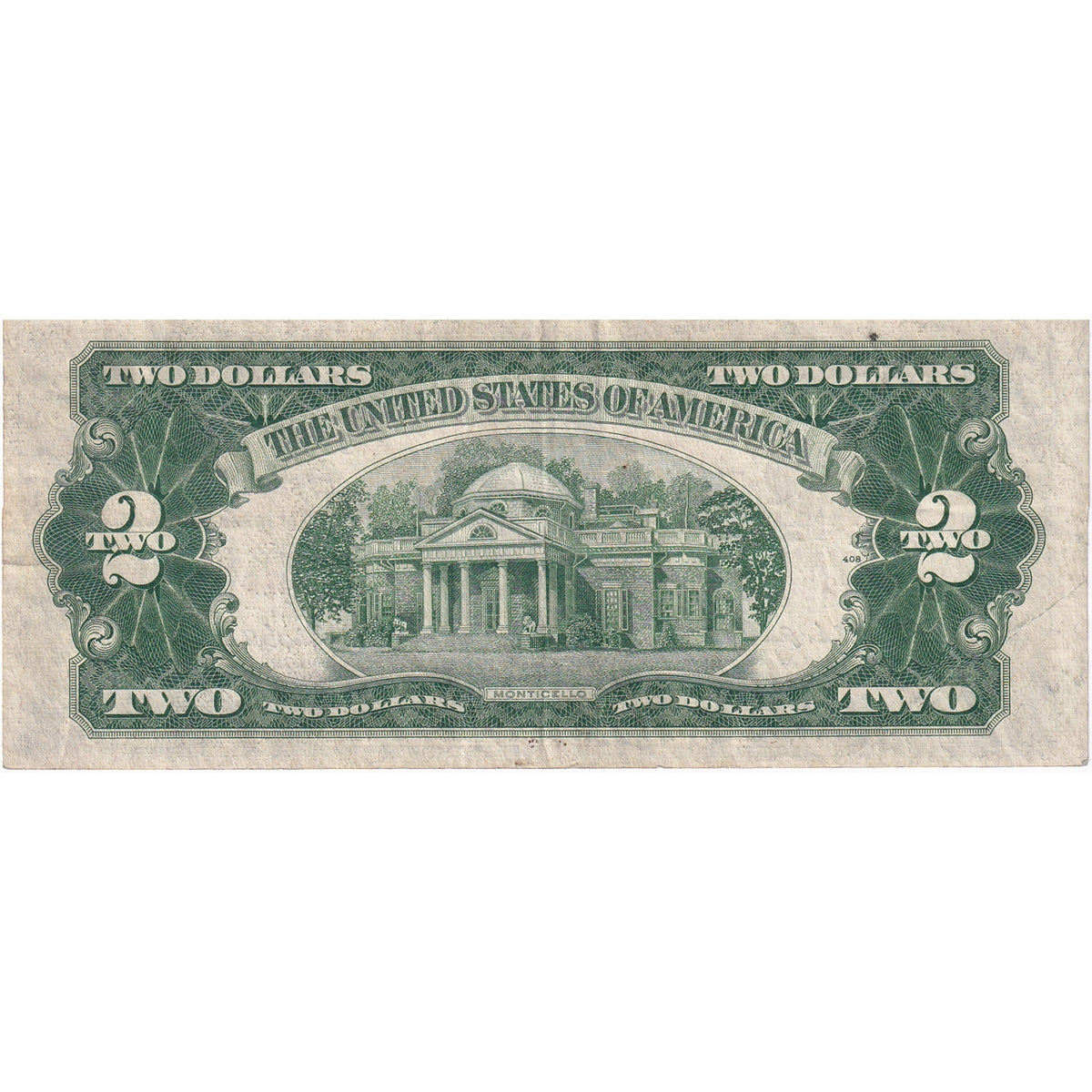 USA 1953A $2 Note, FR #1510, Priest-Anderson, EF