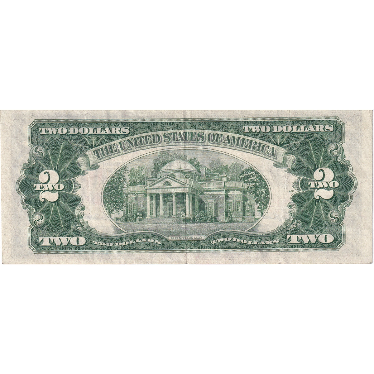 USA 1953A $2 Note, FR #1510, Priest-Anderson, VF-EF