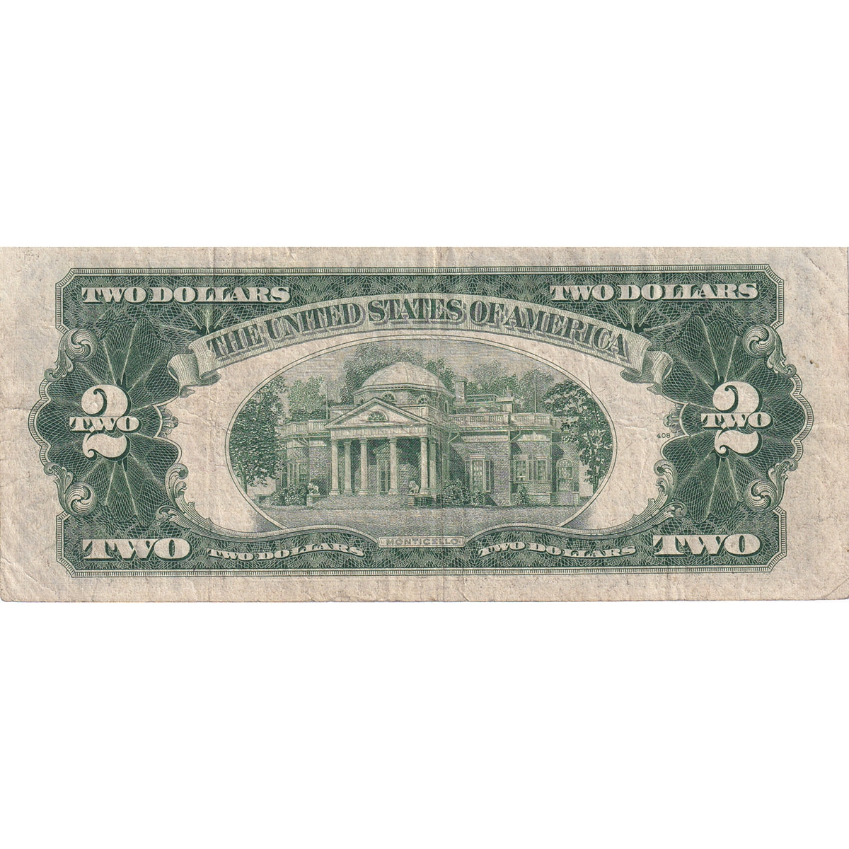 USA 1953A $2 Note, FR #1510, Priest-Anderson, VF