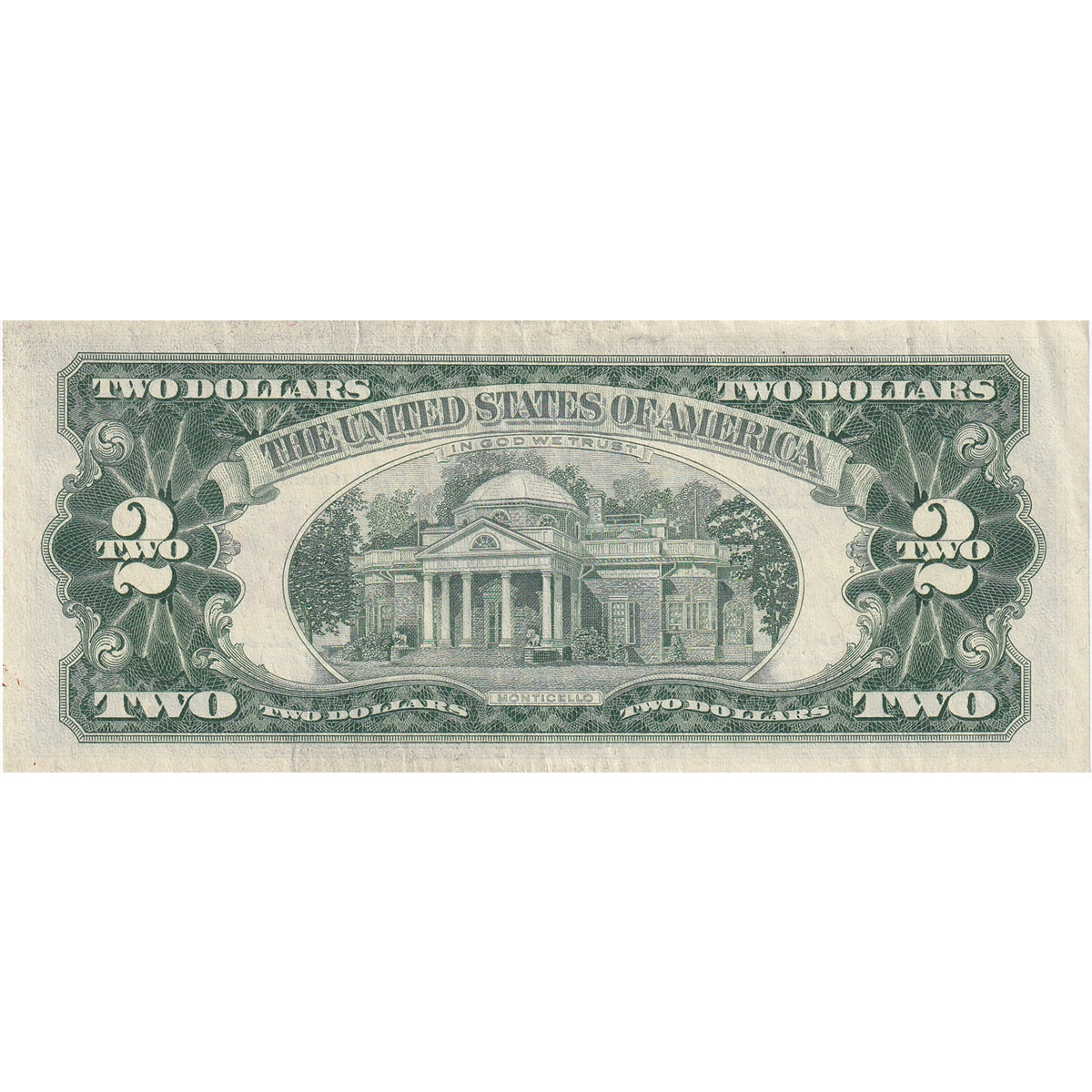 USA 1963 $2 Note, FR #1513, Granahan-Dillon, AU