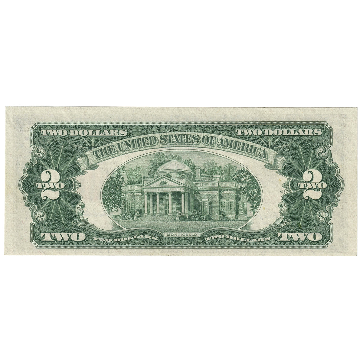 USA 1953A $2 Note, FR #1510, Priest-Anderson, UNC