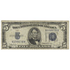 USA 1934C $5 Note, FR #1653, Julian-Snyder, Silver Certificate, F