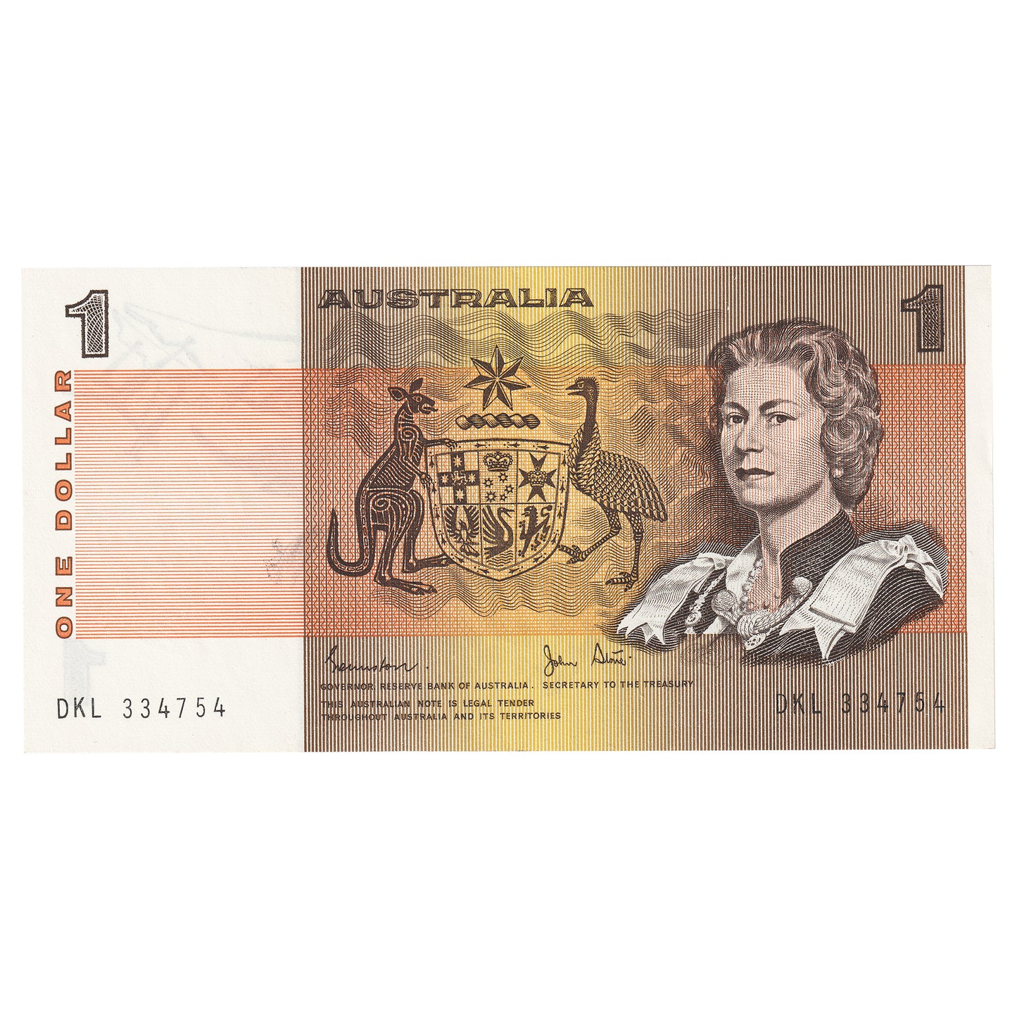 Australia 1 Dollar Note, Pick #42d, UNC