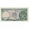 Scotland 1975 Royal Bank of Scotland 1 Pound Note, SC815, VF