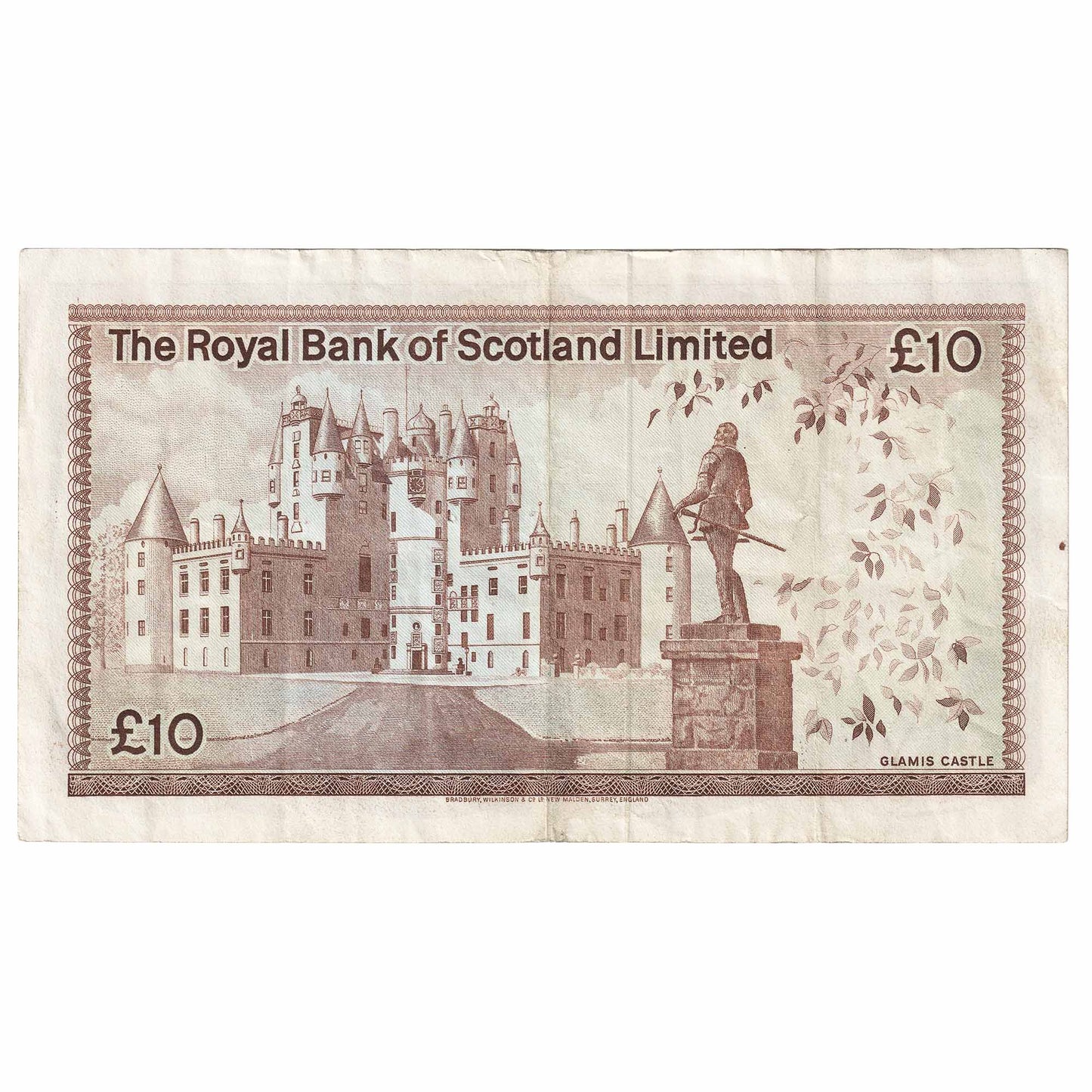 Scotland 1977 Royal Bank of Scotland 10 Pound Note, SC819, VF-EF