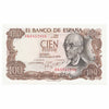 Spain 1970 100 Pesetas Note, Pick #152a, UNC