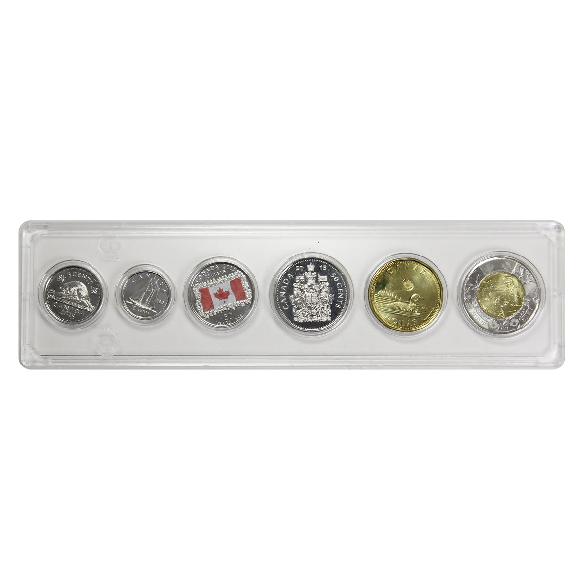 2015 Canada 6-coin Year Set in Snap Lock Case