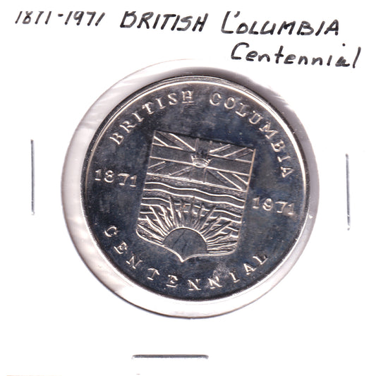 1871-1971 British Columbia Centennial Token