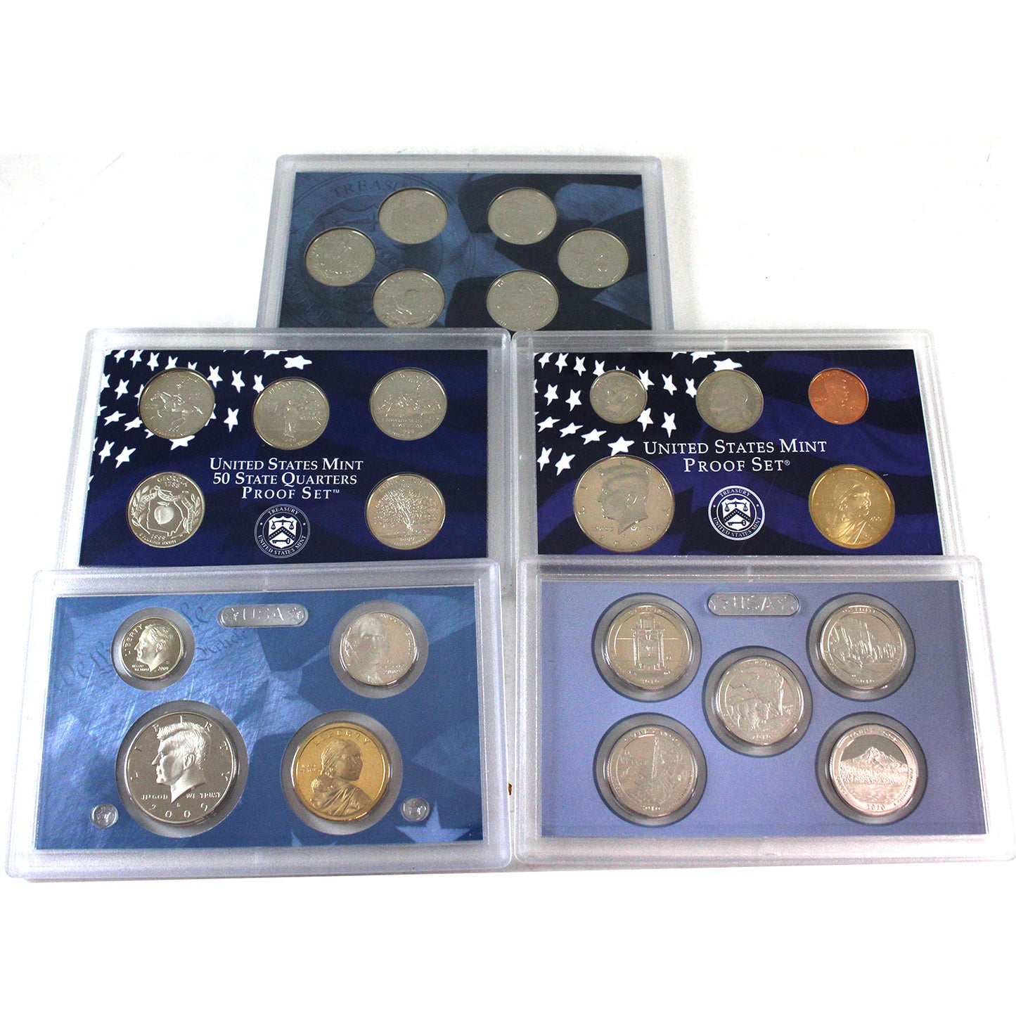 Lot of 5x USA Proof Sets (Sold As is) 5Pcs.