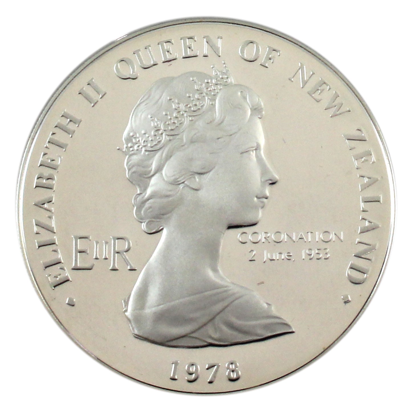 1978 New Zealand $1 25th Ann. Coronation of Elizabeth II Commemorative Coin (No CoA)