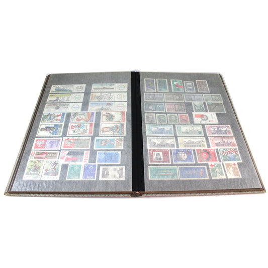 100+ Poland Stamps, Mint Condition in White Binder