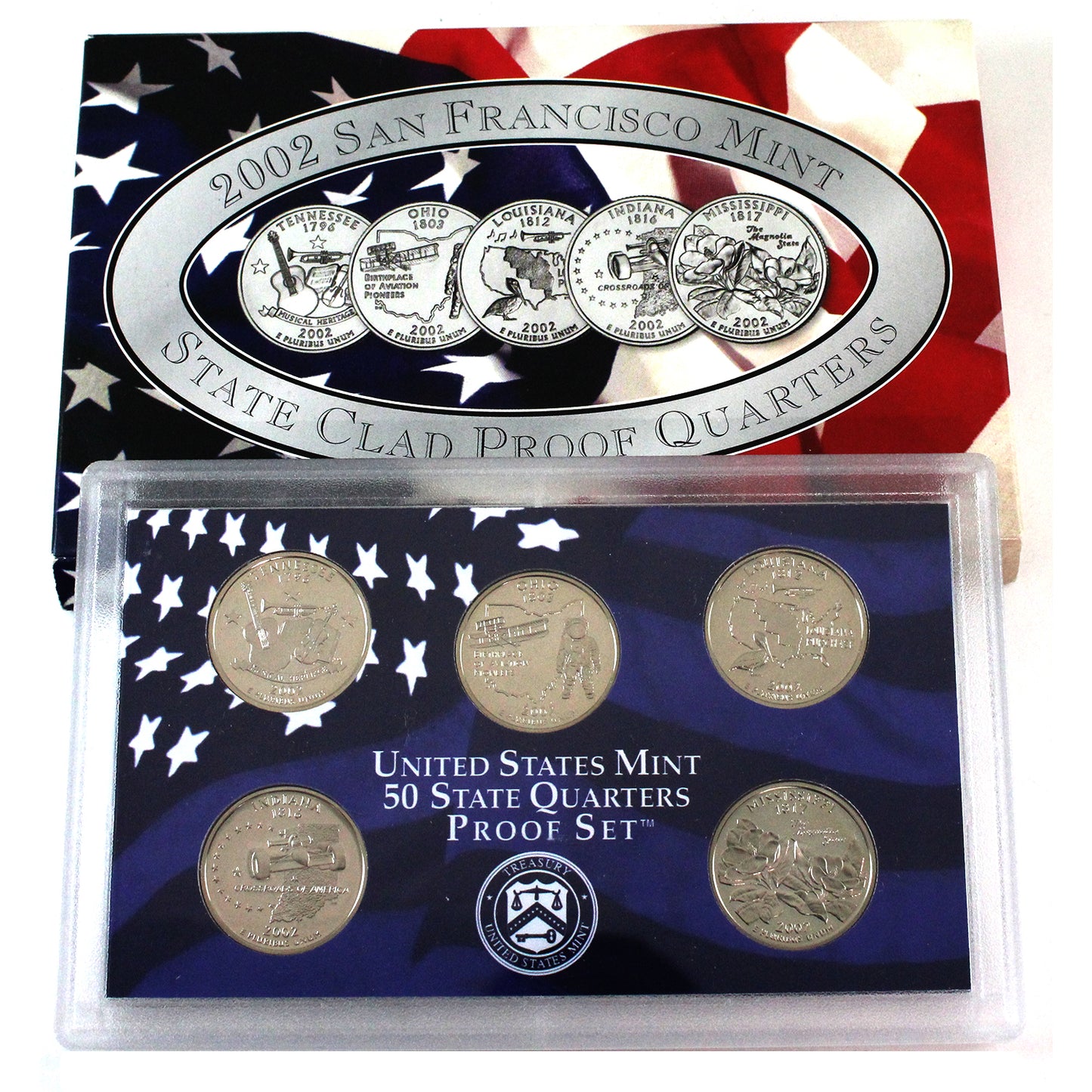 2002 S USA Mint State Quarters Proof Set