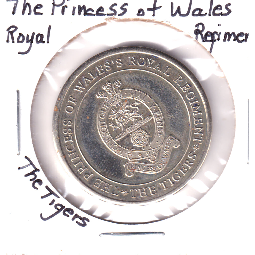 The Princess of Wales Royal Regiment The Tigers Token