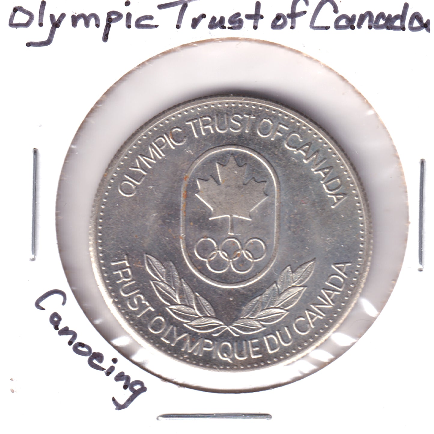 Olympic Trust of Canada Canoeing Token