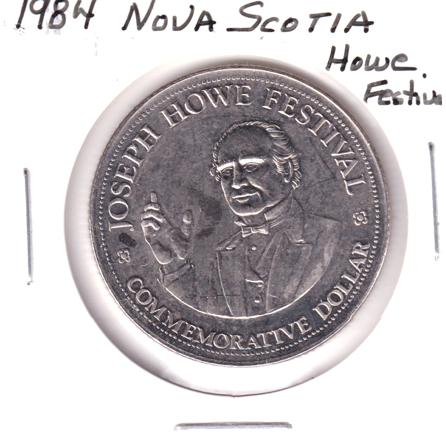 1984 Nova Scotia Howe Festival Commemorative Dollar Token