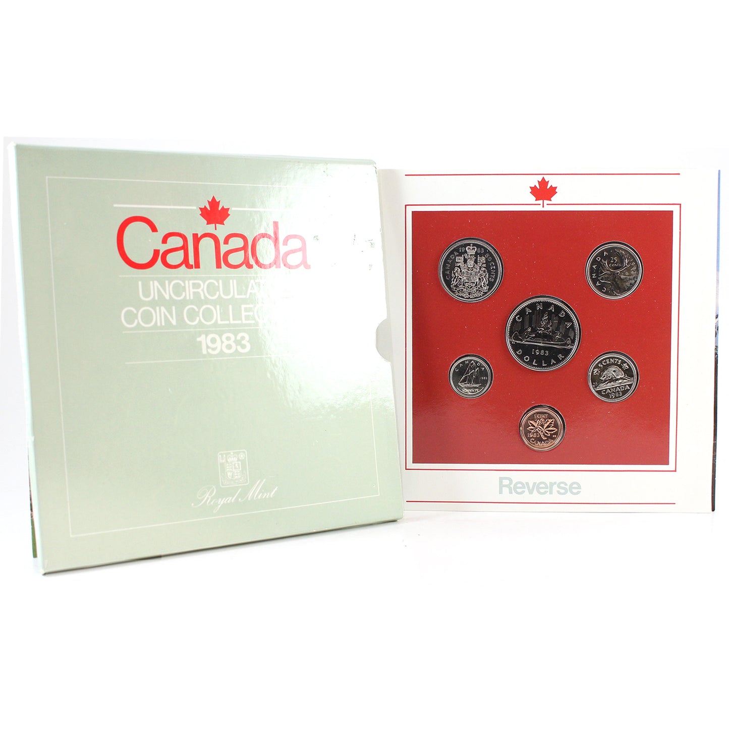 1983 Canada 6-coin Set Issued by British Royal Mint (Modest issues)