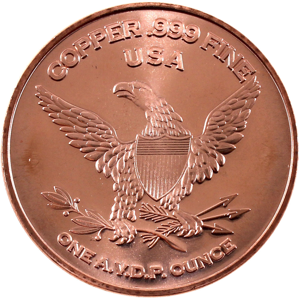 Moose 1oz. .999 Fine Copper