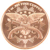 Seated Liberty 1oz. .999 Fine Copper