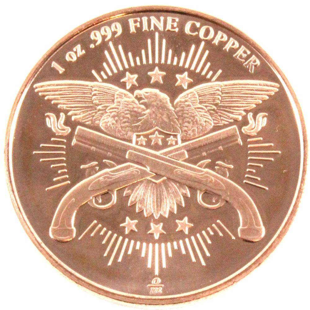 Seated Liberty 1oz. .999 Fine Copper