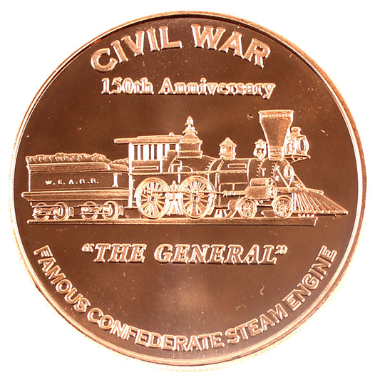 Civil War - The General 1oz. .999 Fine Copper