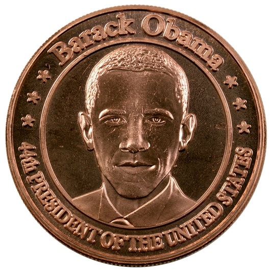 Barack Obama 1oz. .999 Fine Copper