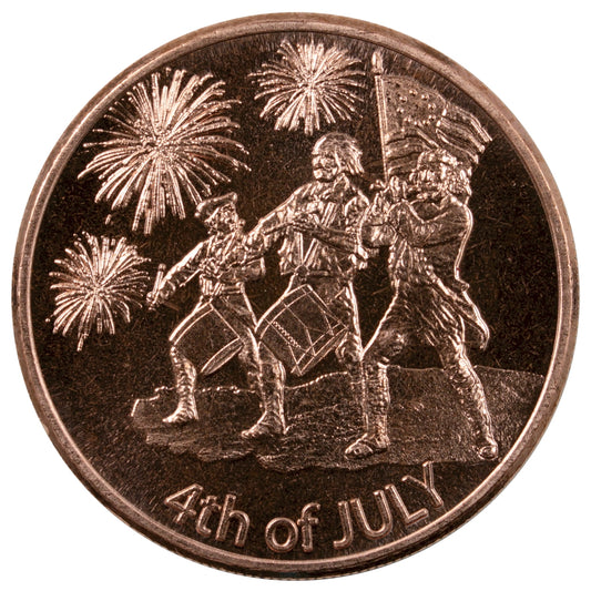 Spirit of '76 - Fourth of July 1oz. .999 Fine Copper