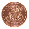 Zodiac Aquarius 1oz. .999 Fine Copper