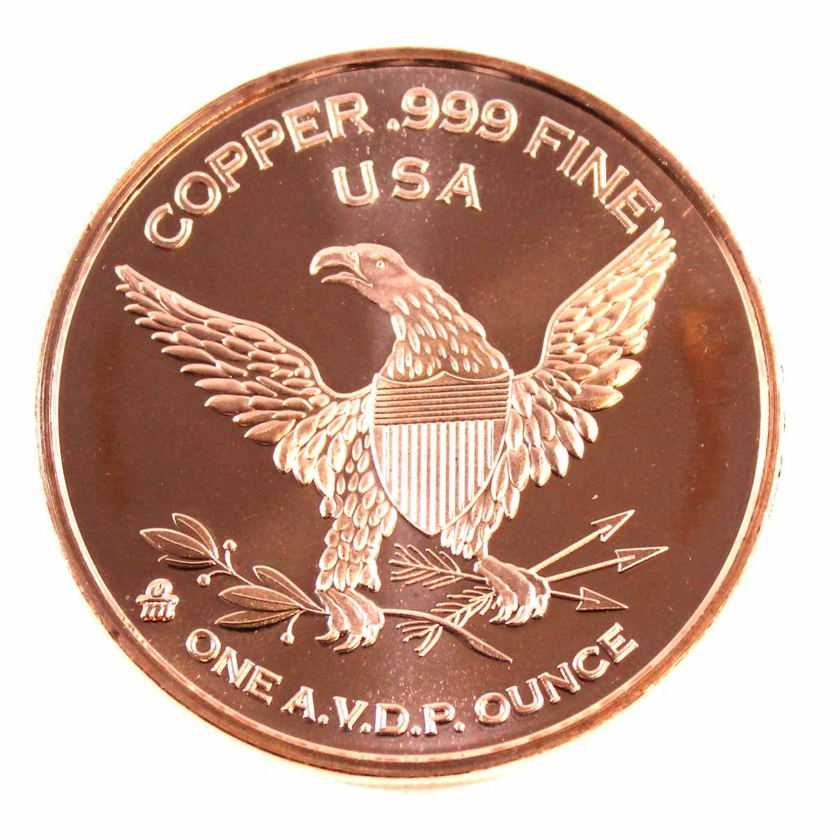 Zodiac Aquarius 1oz. .999 Fine Copper