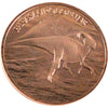 Dinosaurs - Parasaurolophus 1oz. .999 Fine Copper