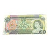 BC-50a-E25-i 1969 Canada $20 B-R, Cut out of Register, EP BCS Certified EF-40 Original