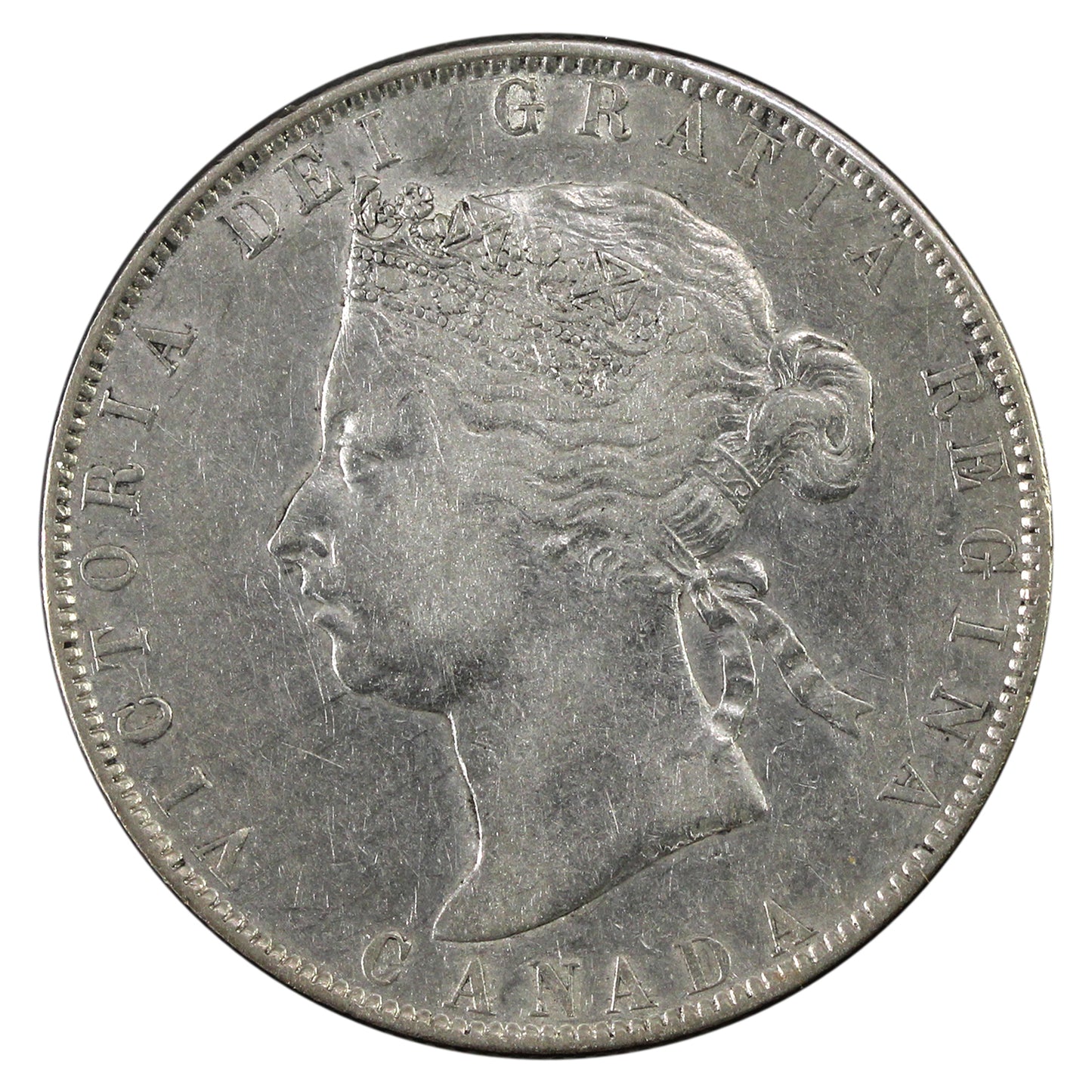 1871 Canada 50-cents VF-EF (VF-30)