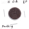 Great Britain 1875H Farthing Extra Fine (EF-40)