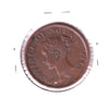 NS-1E2 1840 Nova Scotia Victoria Thistle Half Penny Token Extra Fine (EF-40) Cleaned