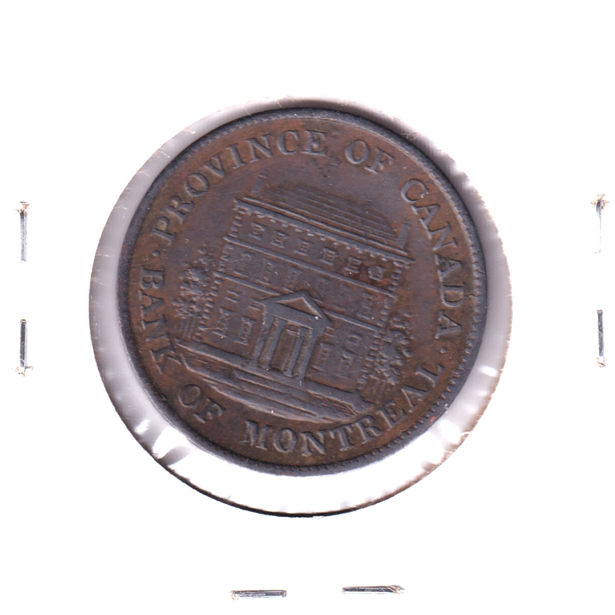 PC-1B6 1844 Province of Canada Bank of Montreal Half Penny Token