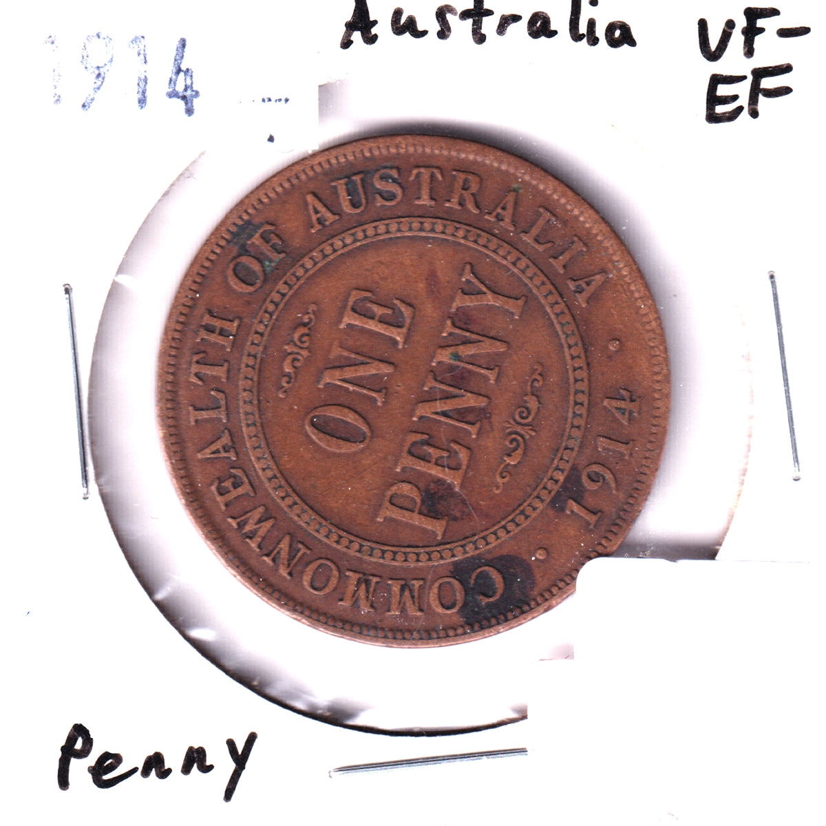 Australia 1914 One Penny VF-EF (VF-30)