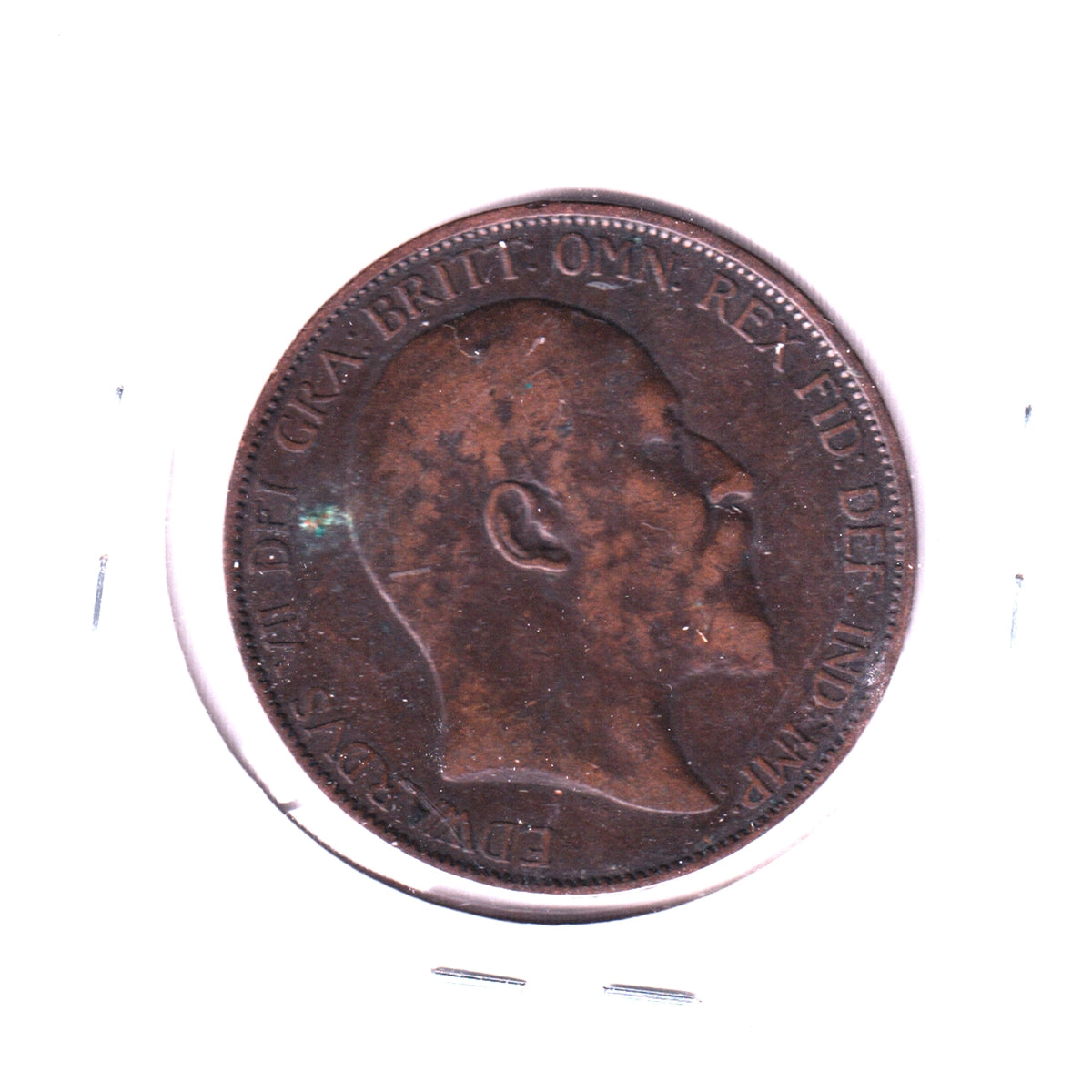 Great Britain 1902 Penny F-VF (F-15) Spot