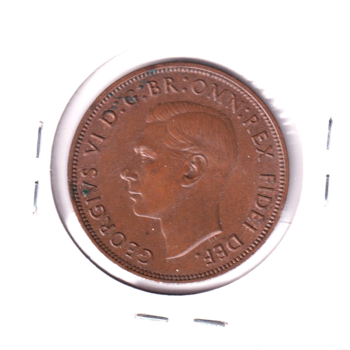 Great Britain 1951 Penny UNC+ (MS-62) Corrosion