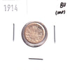 1914 Canada 5-cents Brilliant Uncirculated (MS-63) Impaired