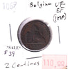 Belgium 1869 2 Centimes VF-EF (VF-30) impaired